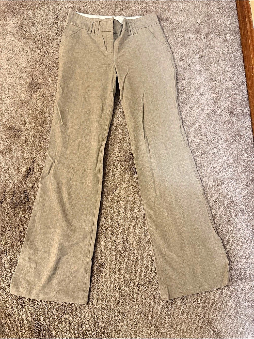 Express Women's Flare Pants Beige Size 2